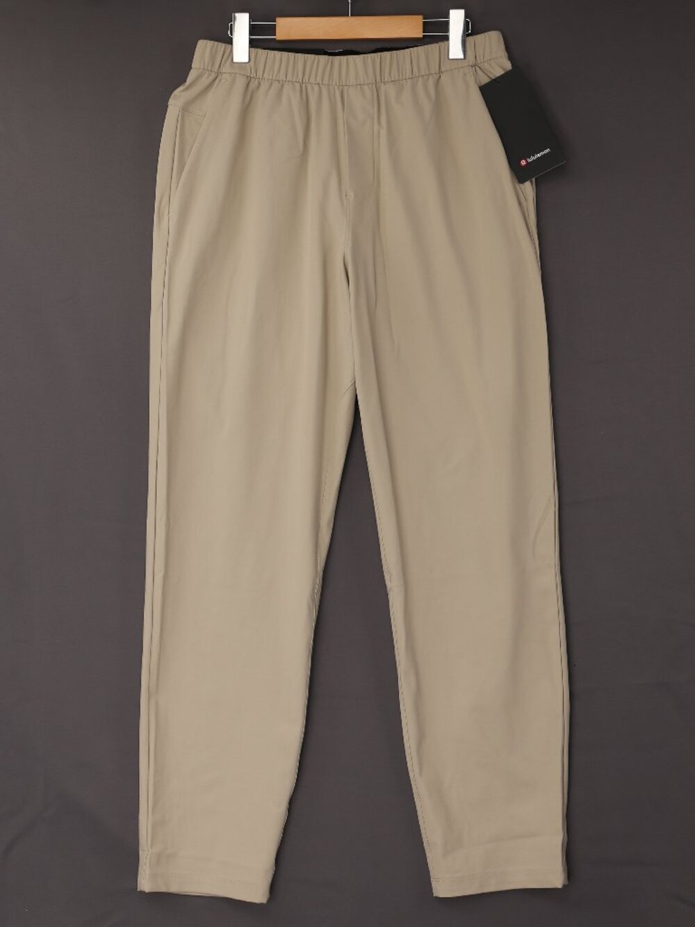 Lululemon Mens Pants ABC Warpstreme Pull On Pant Regular Trench Beige Size NWT